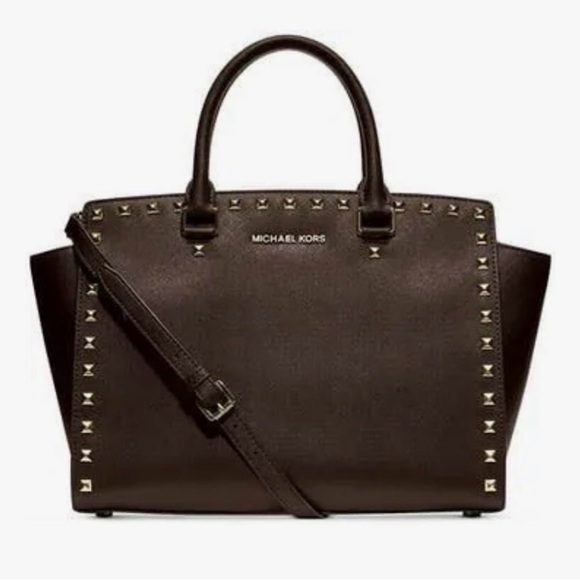 Michael Kors Large Selma Brown Bag